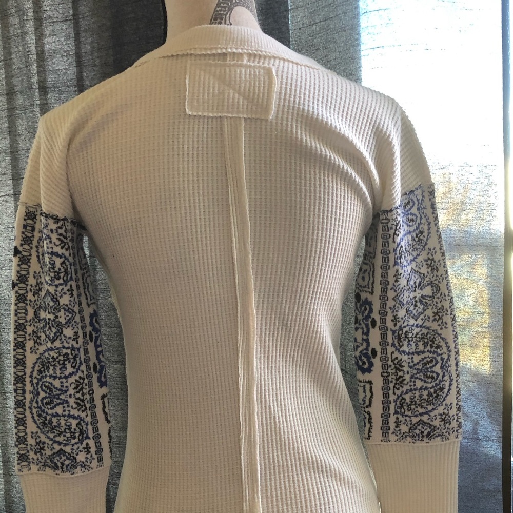 Free People Whisper White Long Sleeve Sweater - Picture 3 of 6